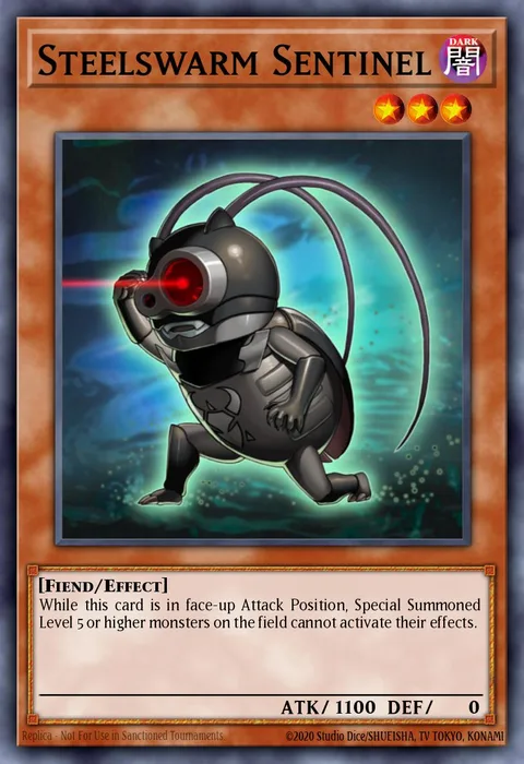 Steelswarm Sentinel trading card