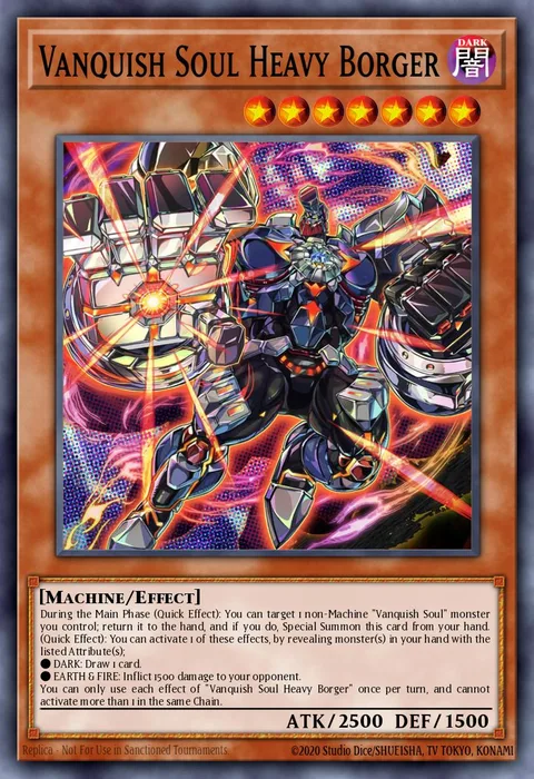 Vanquish Soul Heavy Borger trading card
