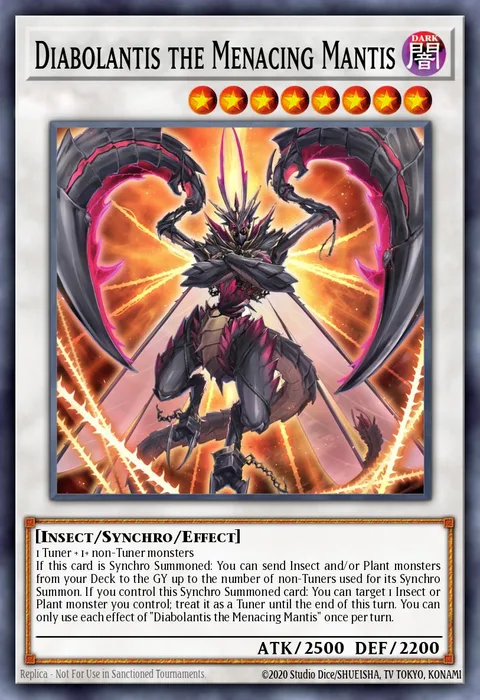 Diabolantis the Menacing Mantis trading card
