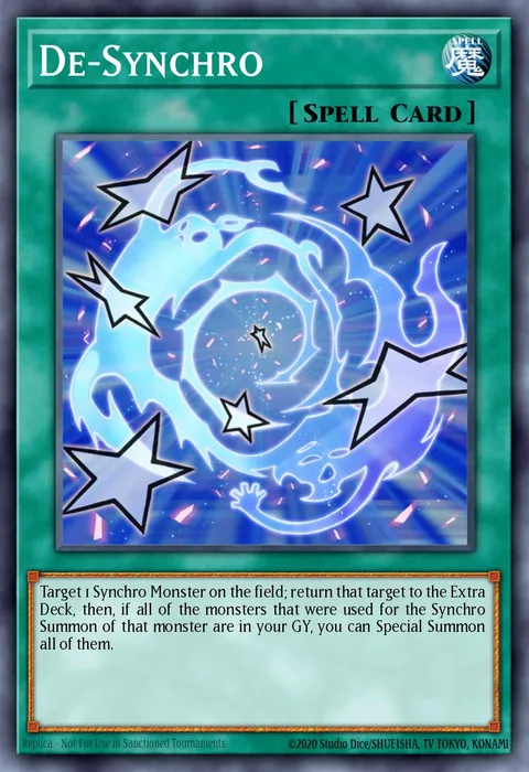 De-Synchro trading card