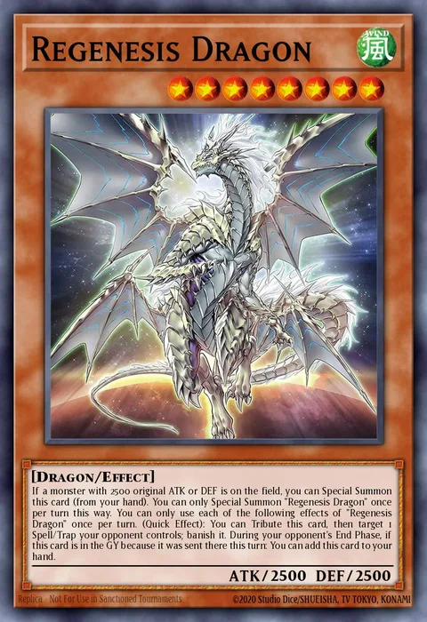 Regenesis Dragon trading card