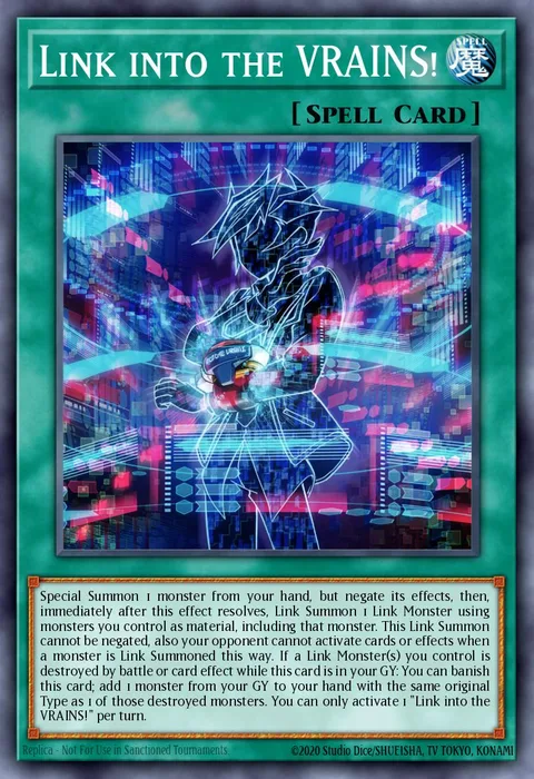 Link into the VRAINS! trading card