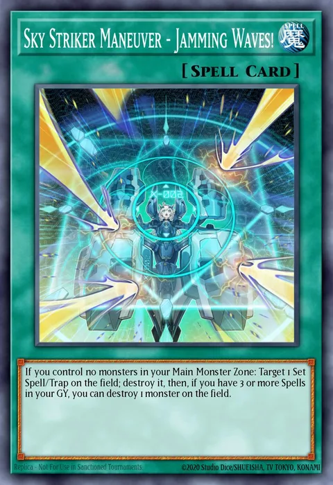Sky Striker Maneuver - Jamming Waves! trading card