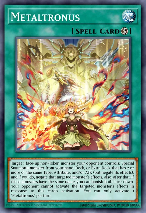Metaltronus trading card