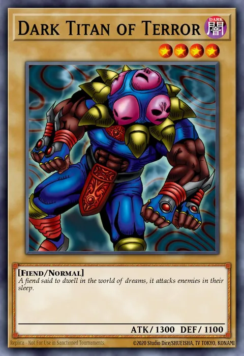Dark Titan of Terror trading card