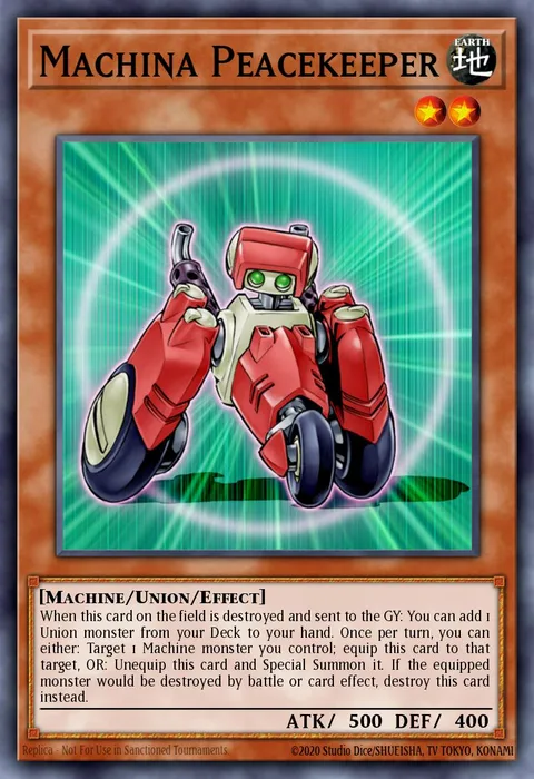 Machina Peacekeeper trading card