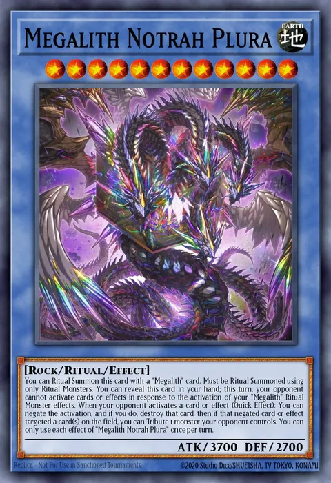 Megalith Notrah Plura trading card