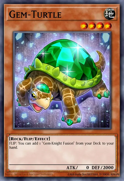 Gem-Turtle trading card