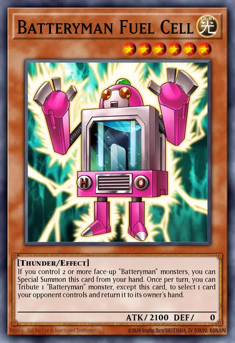Batteryman Fuel Cell trading card