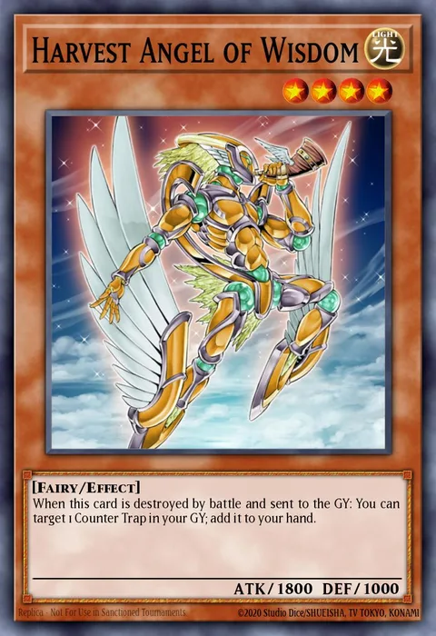 Harvest Angel of Wisdom trading card