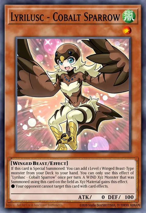 Lyrilusc - Cobalt Sparrow trading card