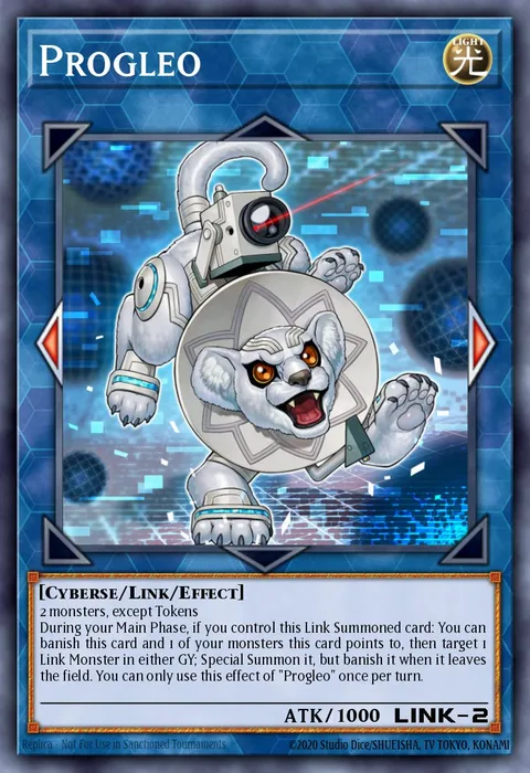 Progleo trading card
