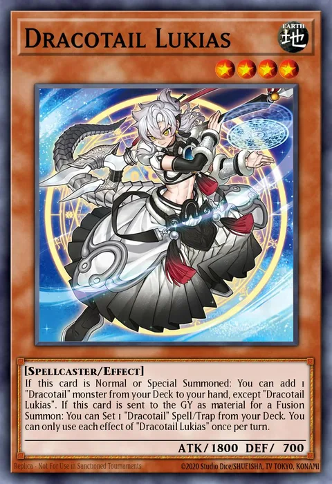Dracotail Lukias trading card