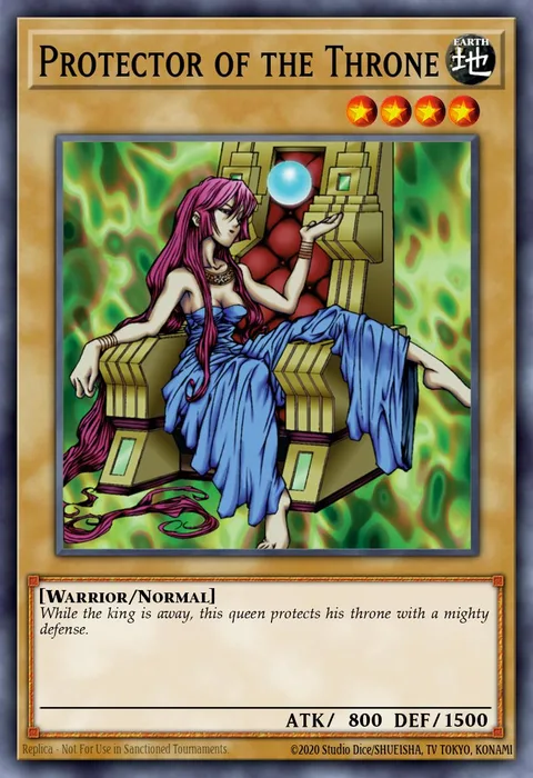 Protector of the Throne trading card