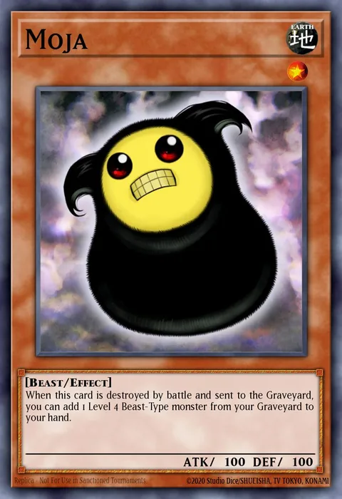 Moja trading card