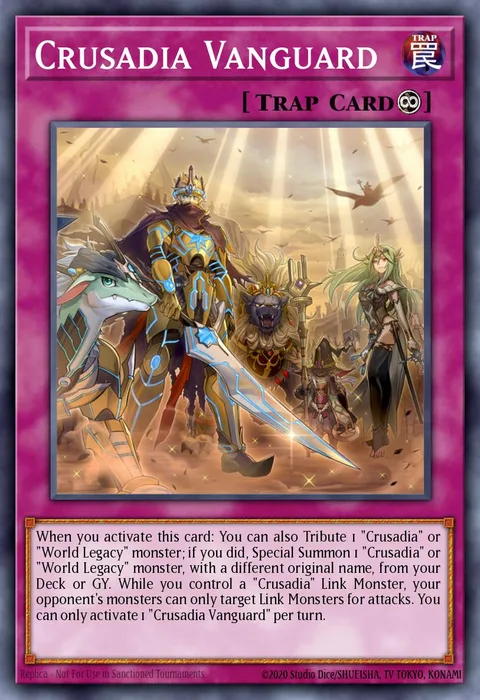 Crusadia Vanguard trading card