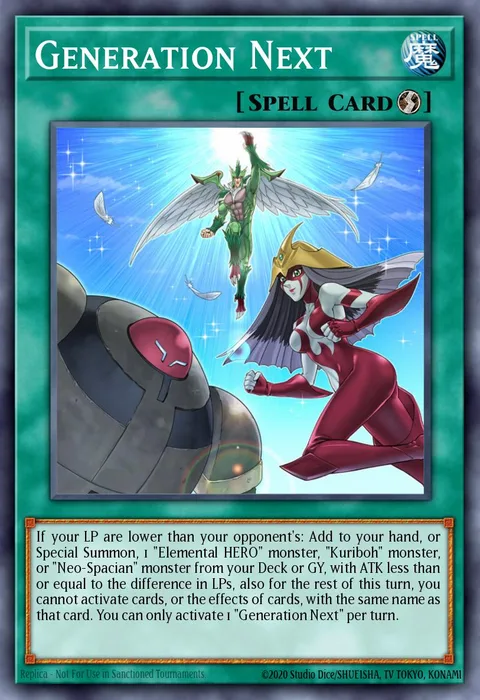 Generation Next trading card