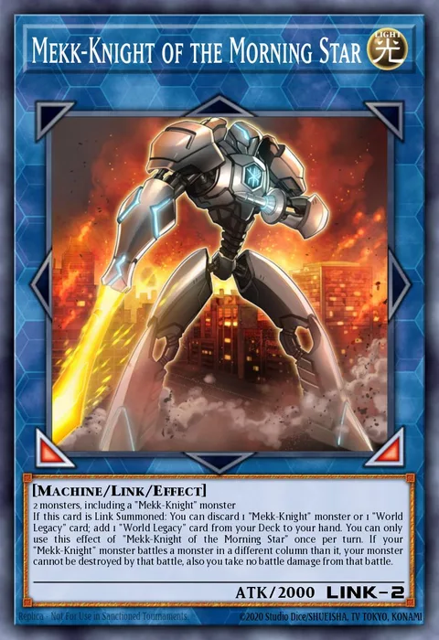 Mekk-Knight of the Morning Star trading card