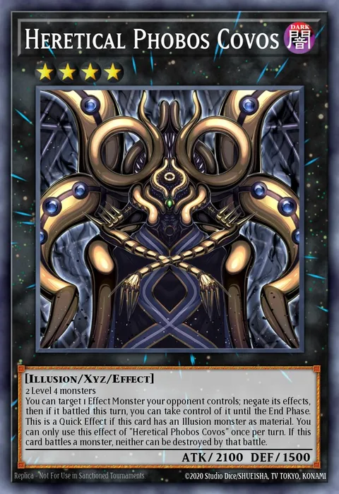 Heretical Phobos Covos trading card
