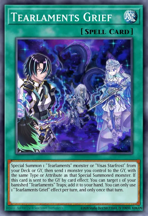 Tearlaments Grief trading card