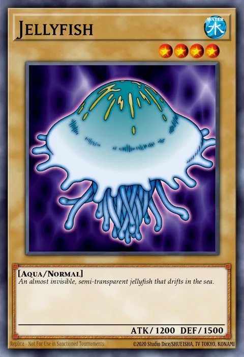 Jellyfish trading card