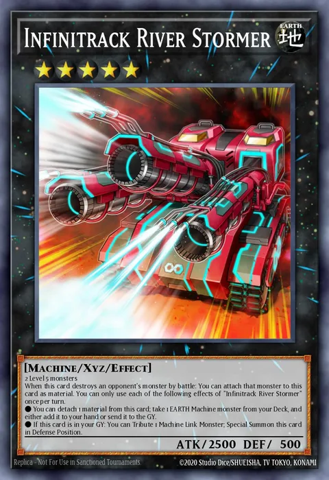 Infinitrack River Stormer trading card
