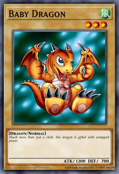 Baby Dragon trading card