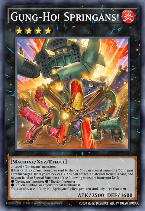Gung-Ho! Springans! trading card