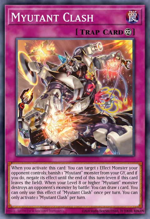 Myutant Clash trading card