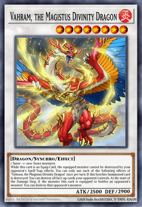 Vahram, the Magistus Divinity Dragon trading card