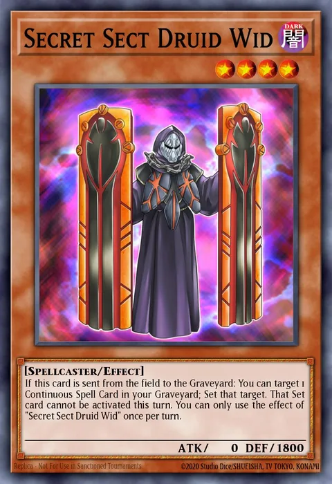 Secret Sect Druid Wid trading card