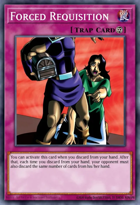 Forced Requisition trading card