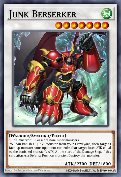 Junk Berserker trading card