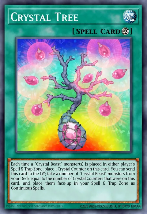 Crystal Tree trading card