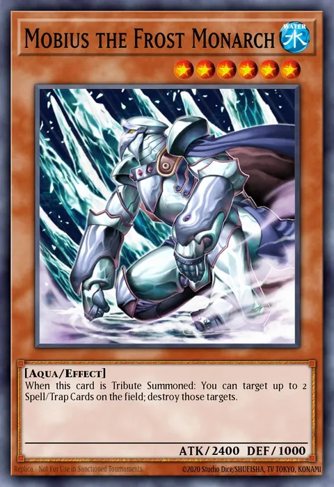 Mobius the Frost Monarch trading card