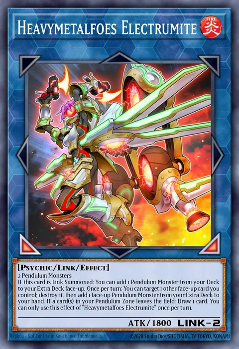 Heavymetalfoes Electrumite trading card