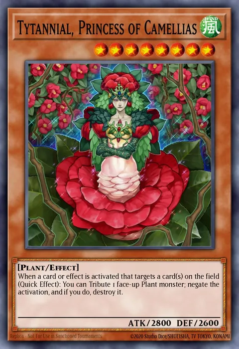 Tytannial, Princess of Camellias trading card