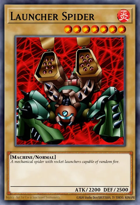 Launcher Spider trading card