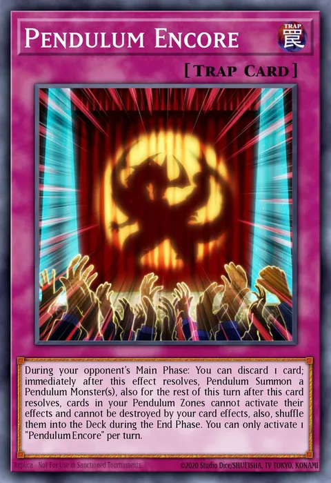 Pendulum Encore trading card