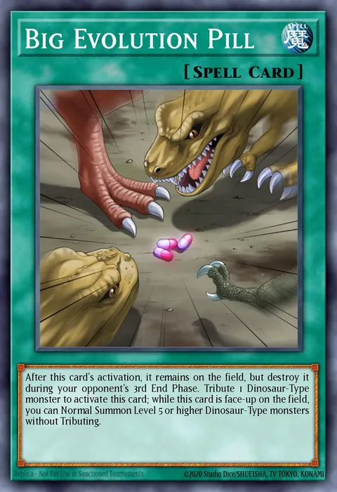 Big Evolution Pill trading card