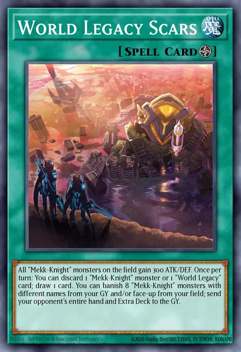 World Legacy Scars trading card