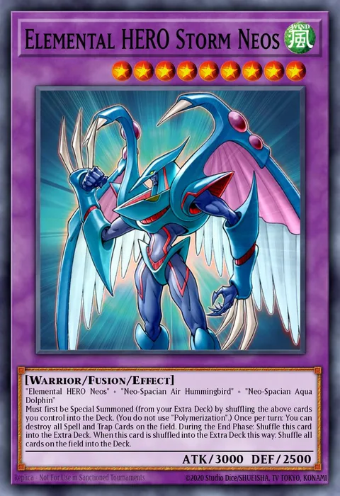 Elemental HERO Storm Neos trading card