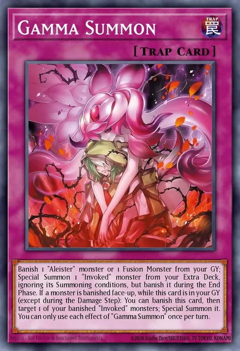 Gamma Summon trading card