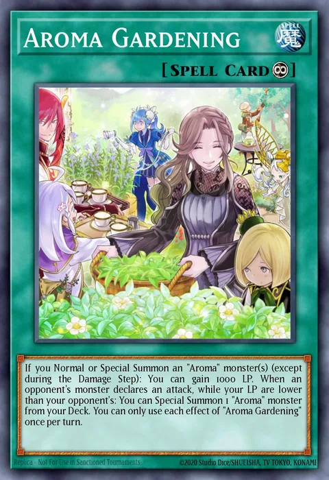 Aroma Gardening trading card