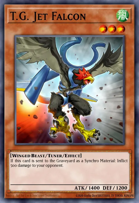 T.G. Jet Falcon trading card