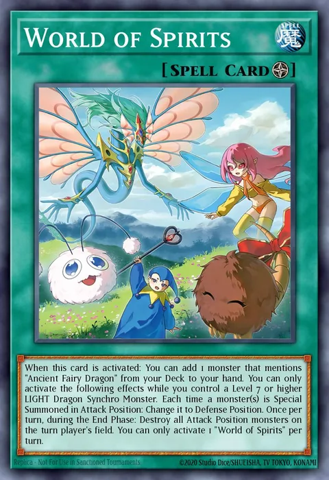 World of Spirits trading card