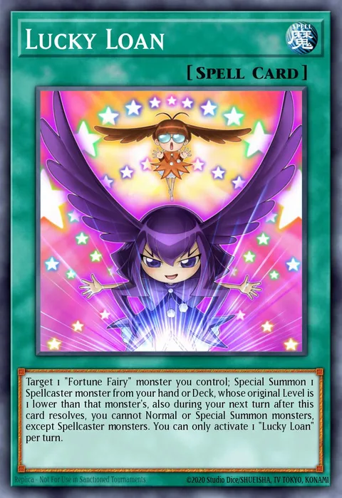 Lucky Loan trading card