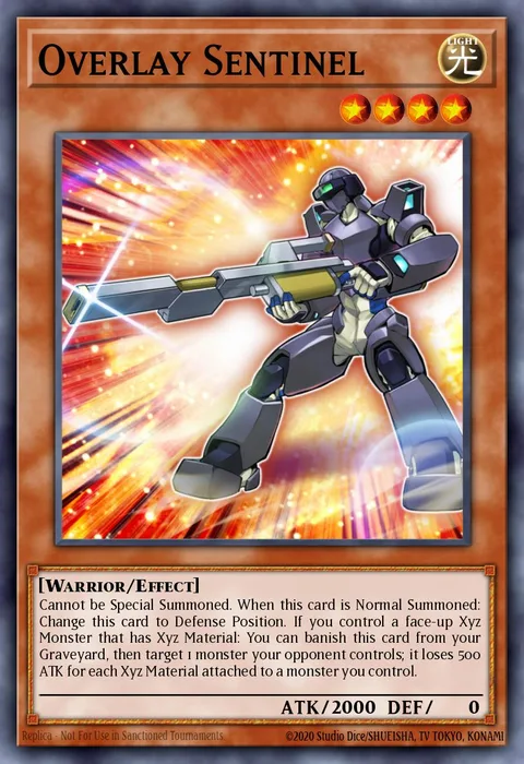 Overlay Sentinel trading card