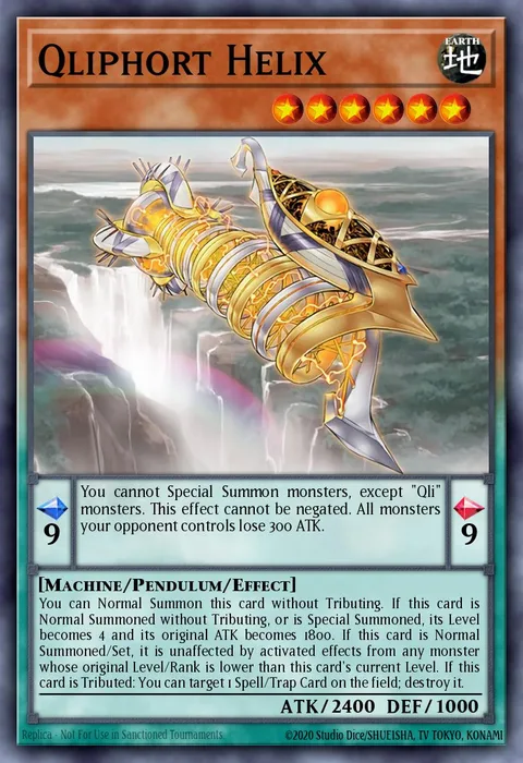Qliphort Helix trading card