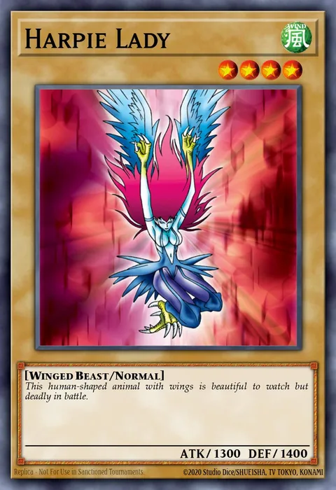 Harpie Lady trading card